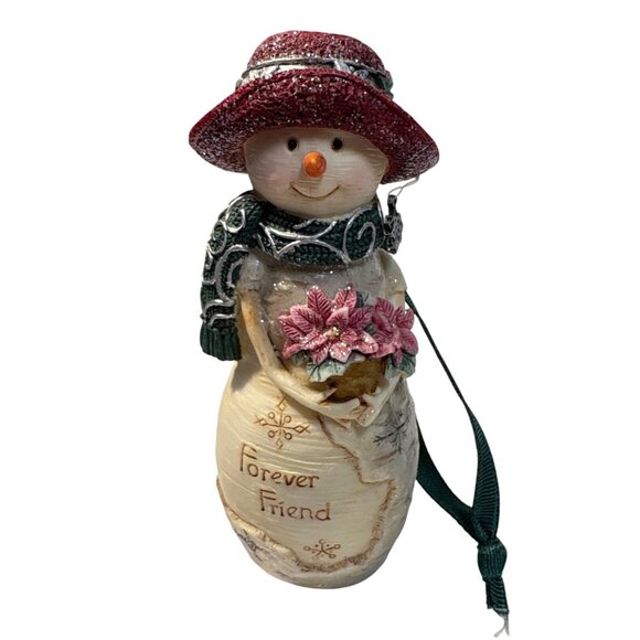 Birch Hearts Forever Friend Snowman Figurine 2008 4" Holiday Decoration #81046 - Picture 1 of 6